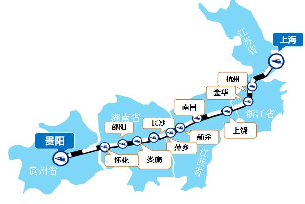 上?！F陽(yáng)線高鐵列車廣告